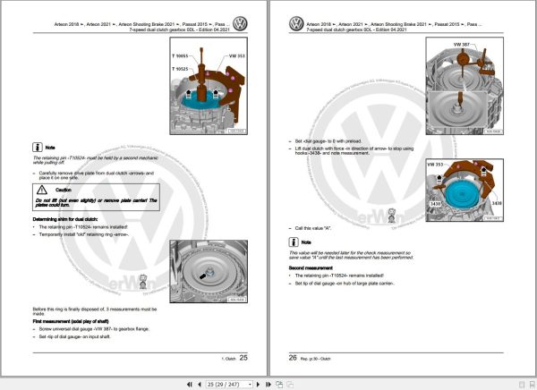 Volkswagen Arteon 3H7 Workshop Manual 2018 2020 3