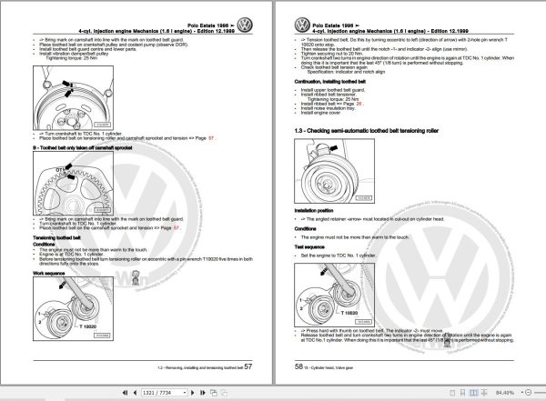 Volkswagen Caddy Kasten Kombi Pickup Workshop Manual 2
