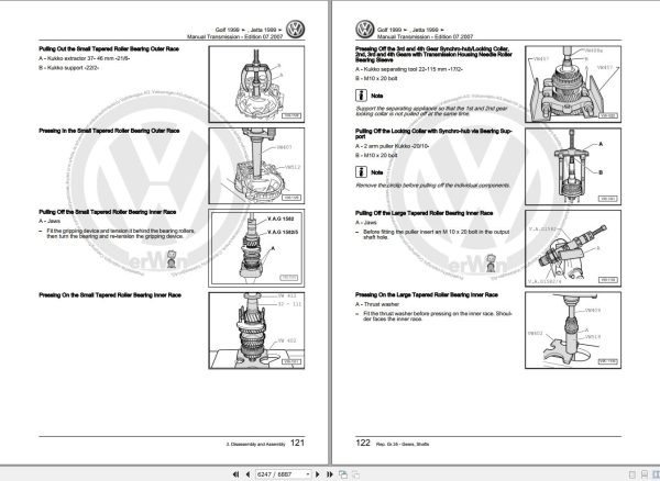 Volkswagen Golf Brasil 9B1 Workshop Manual 1998 2004 3