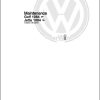 Volkswagen Golf II 19 191 192 193 194 Workshop Manual 1984 1989 1