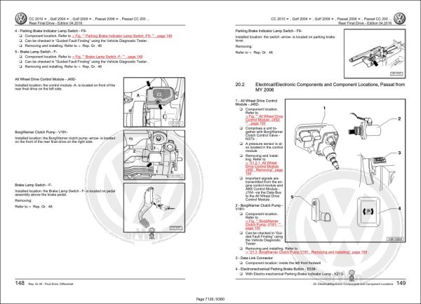 Volkswagen Golf VI GTI Golf R 5K1 Workshop Manual 2009 2016 2