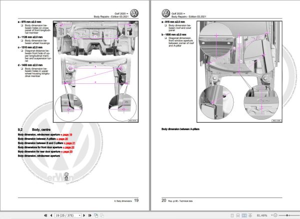 Volkswagen Golf VIII Sportsvan CD1 CG5 Workshop Manual 2020 2023 3