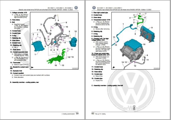 Volkswagen ID.3 E1 E11 Workshop Manual 2020 2023 3