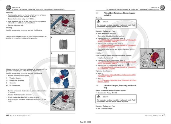 Volkswagen Jetta Sedan Workshop Manual 2008 2013 2