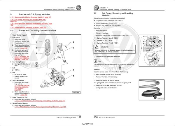 Volkswagen Jetta XY4 Workshop Manual 2011 2017 2