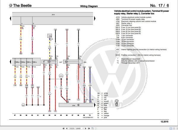 Volkswagen New Beetle 5C Workshop Manual 2011 2017 2