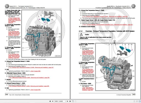 Volkswagen New Beetle 5C Workshop Manual 2011 2017 4
