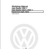 Volkswagen New Beetle Cabrio Workshop Manual 1998 2010 1