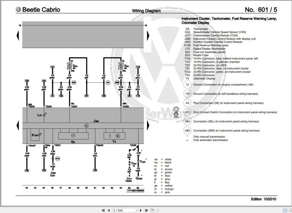 Volkswagen New Beetle Workshop Manual 2003 4