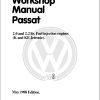 Volkswagen Passat 32 327 328 Workshop Manual 1982 1988 1