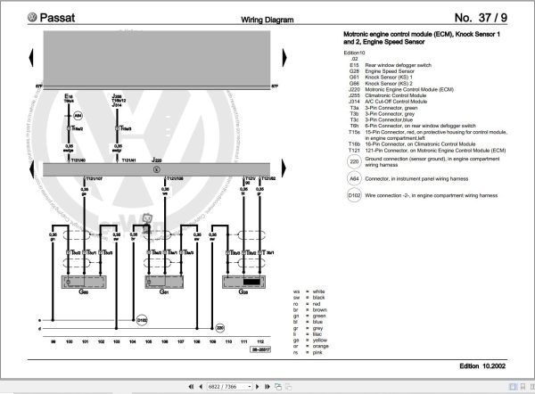 Volkswagen Passat 3B5 Variant Workshop Manual 1998 2000 4