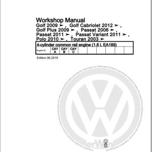 Volkswagen Passat 3C 3C2 3C5 Workshop Manual 2005 2008 1