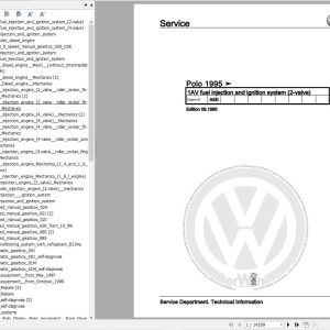 Volkswagen Polo 6N 6N1 6N2 6V 6V2 6V5 Workshop Manual 1994 2002 1