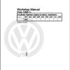 Volkswagen Polo 6N 6N1 6N2 6V 6V2 6V5 Workshop Manual 1995 2002 1