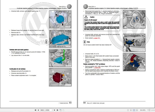 Volkswagen Polo A05 6R 6R1 6C1 Workshop Manual 2010 2019 3