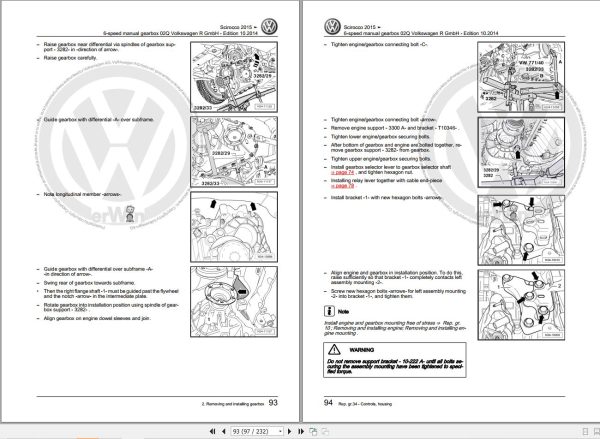 Volkswagen Scirocco 13 135 136 137 138 Workshop Manual 2008 2015 3