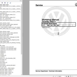 Volkswagen Touareg 7L 7L6 7LA 7P 7P5 7P6 Workshop Manual 2003 2019 1