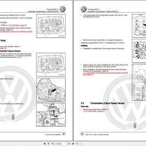 Volkswagen Touareg 7L Workshop Manual 2005 2011 1
