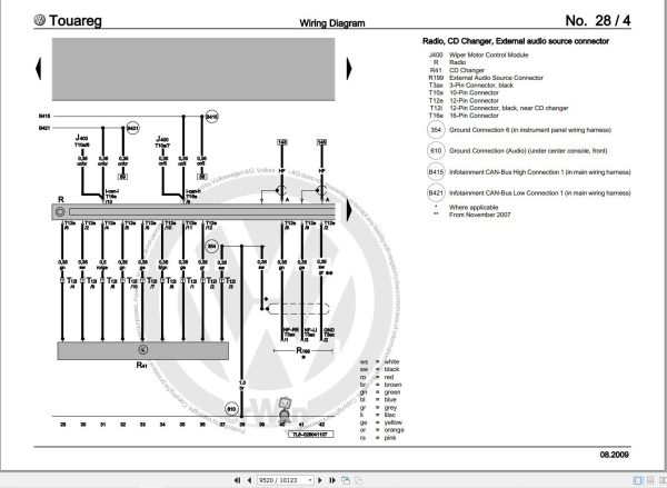 Volkswagen Touareg 7L Workshop Manual 2005 2011 3