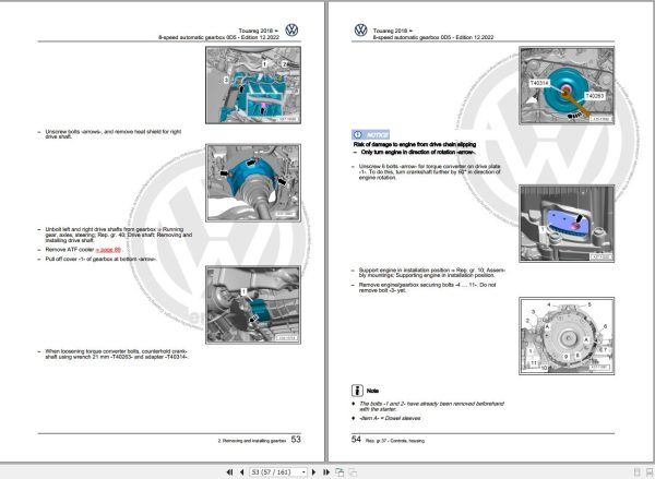 Volkswagen Touareg CR CR7 Workshop Manual 2018 2023 3