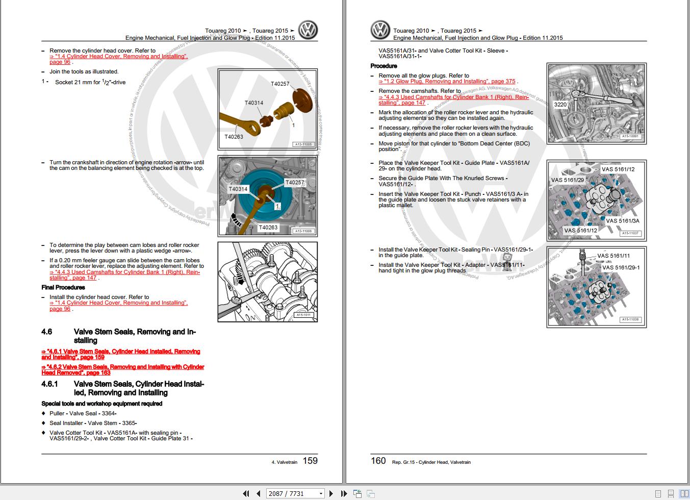 Volkswagen Touareg Hybrid 7P6 Workshop Manual 2010 2017 1