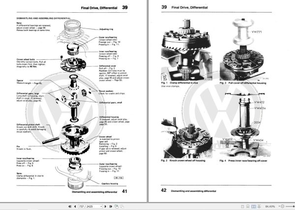 Volkswagen Transporter Typ 2 24 25 Workshop Manual 1979 1992 2