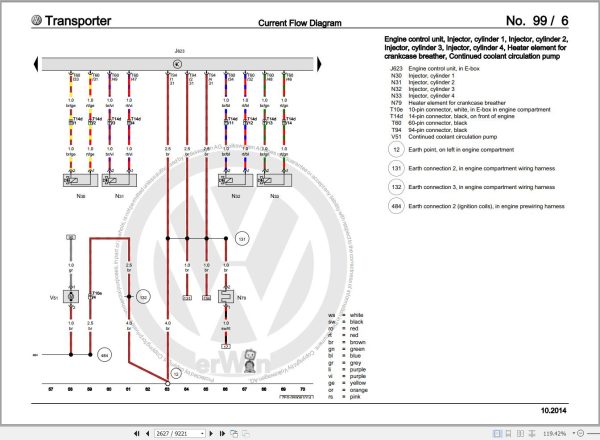 Volkswagen Transporter Workshop Manual 2009 2016 3