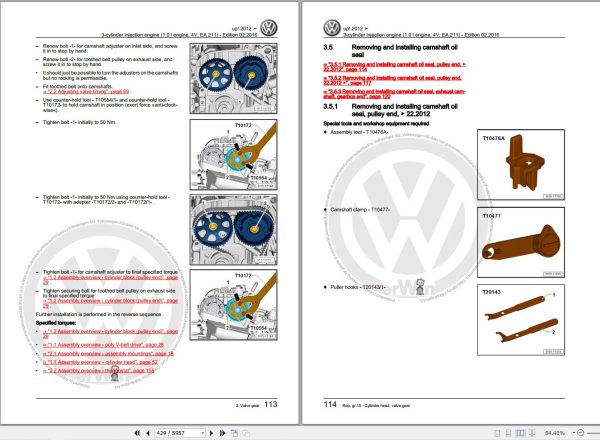 Volkswagen Up eUp 12 121 BL1 Workshop Manual 2012 2020 2