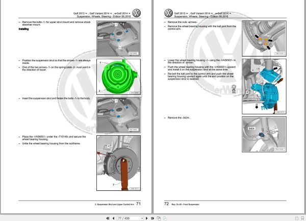 Volkswagen eGolf BE1 Workshop Manual 2014 (2)