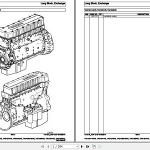 Volvo Penta Industrial Engine TAD1241 42VE to TWD1240VE Parts Catalog 1
