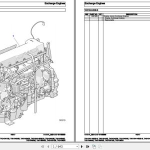 Volvo Penta Industrial Engine TAD1341 43GE B to TAD1352G Parts Catalog 1