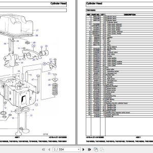 Volvo Penta Industrial Engine TAD1630G to TWD1630V Parts Catalog 1