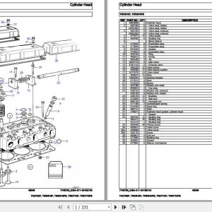 Volvo Penta Industrial Engine TAD730P to TWD710PB Parts Catalog 1
