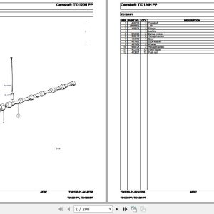 Volvo Penta Industrial Engine TD120HPP TID120HPP Parts Catalog 1