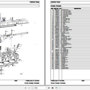 Volvo Penta Industrial Engine TD610M to TWD630ME Parts Catalog 1
