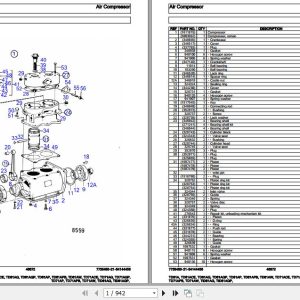 Volvo Penta Industrial Engine TD61A to TID61AGP Parts Catalog 1