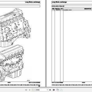 Volvo Penta Marine Diesel Engines D11B1 A MP to D11C4 A MP Parts Catalog 1