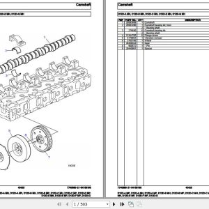 Volvo Penta Marine Diesel Engines D12C A MP to D12D G Parts Catalog 1