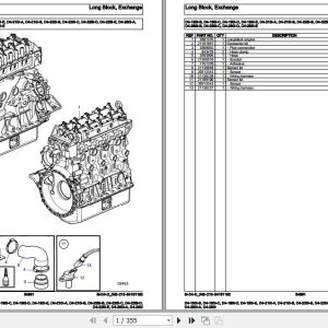 Volvo Penta Marine Diesel Engines D4 180I B to D4 260I Parts Catalog 1