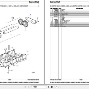 Volvo Penta Marine Diesel Engines D4 180I F to D4 300I F Parts Catalog 1