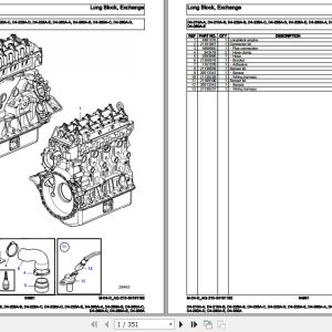 Volvo Penta Marine Diesel Engines D4 210A A to D4 300A Parts Catalog 1