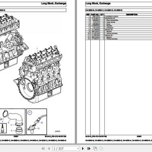 Volvo Penta Marine Diesel Engines D4 260D B to D4 300D E Parts Catalog 1