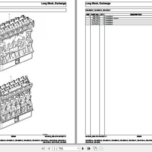 Volvo Penta Marine Diesel Engines D6 280I A to D6 330I Parts Catalog 1