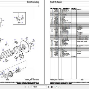 Volvo Penta Marine Diesel Engines KAD300 A to TAMD4 Parts Catalog 1