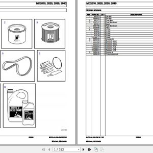 Volvo Penta Marine Diesel Engines MD2040 MD2040B Parts Catalog 1