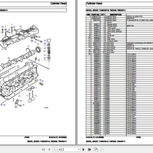 Volvo Penta Marine Diesel Engines MD22L to TMD22P C Parts Catalog 1