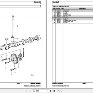 Volvo Penta Marine Diesel Engines TAMD121D TAMD122D TMD121C Parts Catalog 1