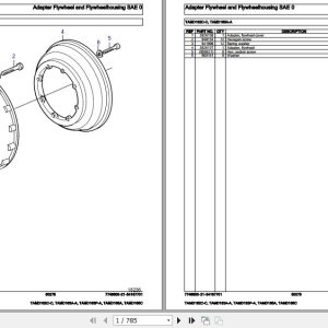 Volvo Penta Marine Diesel Engines TAMD162C C to TAMD165C Parts Catalog 1
