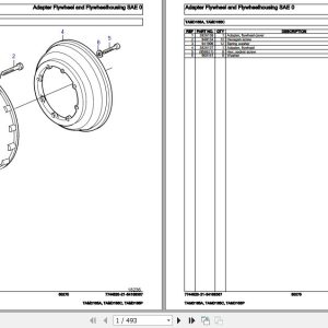 Volvo Penta Marine Diesel Engines TAMD165A TAMD165C TAMD165P Parts Catalog 1