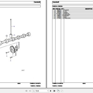 Volvo Penta Marine Diesel Engines TAMD61A TAMD62A Parts Catalog 1